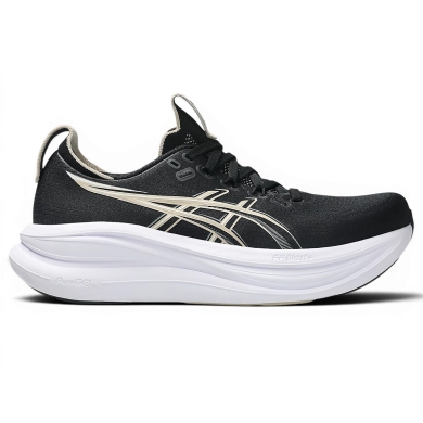 Asics Laufschuhe Gel Nimbus 28 (Dämpfung) schwarz/grau Damen