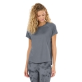 Athlecia Sport-/Freizeitshirt Yoga Gaina S/S Tee (angenehmes Tragegefühl) grau Damen
