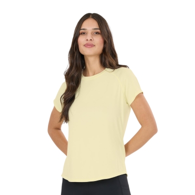 Athlecia Sport-/Freizeitshirt Yoga Gaina S/S Tee (angenehmes Tragegefühl) gelb Damen