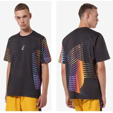 Australian Tennis Tshirt Jersey Chaos (Baumwolle) 2023 schwarz/bunt Herren