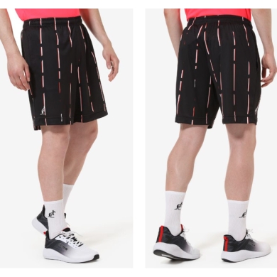 Australian Tennishose Short Stripes in Ace kurz schwarz Herren