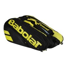 Babolat Tennis-Racketbag Pure Aero (Schlägertasche, 3 Hauptfächer) gelb/schwarz 12er