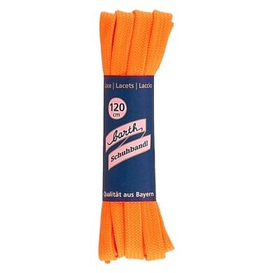 Barth Schnürsenkel/Schauhbandl modisch neonorange 120cm - 1 Paar
