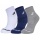 Babolat Sportsocken Ankle Quarter Classic weiss/dunkelblau/grau - 3 Paar