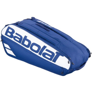 Babolat Tennis-Racketbag Court L (Schlägertasche, 2 Hauptfächer) 2025 blau/weiss 9er