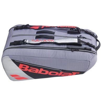 Babolat Tennis-Racketbag Pure Strike (Schlägertasche, 3 Hauptfächer, Schuhfach) 2025 carbongrau 9er
