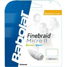 Babolat Finebraid 2 Micro weiss Badmintonsaite