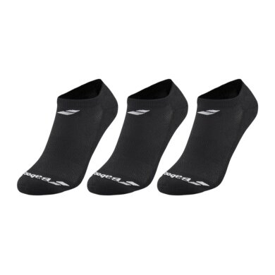Babolat Tennissocke Invisible (Baumwolle) schwarz - 3 Paar