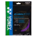 Besaitung mit Badmintonsaite Yonex Exbolt 65 violett