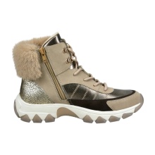 Bagatt Winterstiefel D31-95236 (Schnürstiefel mit Innenfutter) beige/braun Damen
