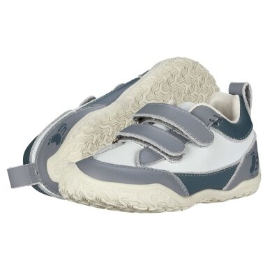 Ballop Barfussschuhe Sneaker Tenui (flexible Sohle, Klettverschluss) grau Kinder