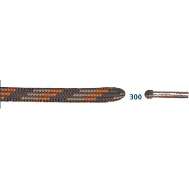 Barth Schnürsenkel Bergsport halbrund orange/beige/grau 120cm