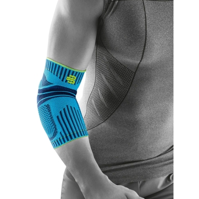 Bauerfeind Ellenbogenbandage Sports Elbow Support (leicht, komfortabel) riverablau - 1 Stück