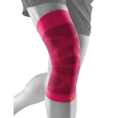 Bauerfeind Kniebandage Sports Compression Knee Support (Moderate Kompression) pink - 1 Stück