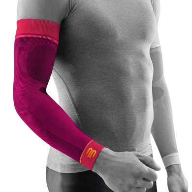 Bauerfeind Armbandage Sports Compression Arm Sleeves Short (leicht, komfortabel) pink - 2 Stück