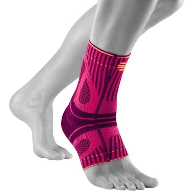 Bauerfeind Sprunggelenkbandage Sports Achilles Support (Achillessehnenbandage) pink - 1 Stück