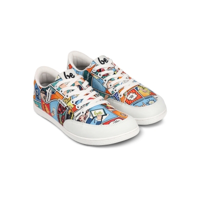 Be Lenka Barfussschuhe Sneaker Rebound (flexible Sohle, pures Barfußgefühl) Comics bunt