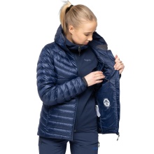 Bergans Winter-Daunenjacke Rabot Light Down mit Kapuze (leicht, warm) navyblau Damen