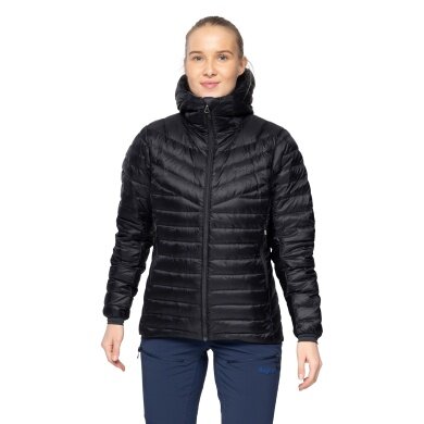 Bergans Winter-Daunenjacke Rabot Light Down mit Kapuze (leicht, warm) schwarz Damen