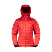 Bergans Winter-Daunenjacke Rabot Light Down mit Kapuze (leicht, warm) rot Damen