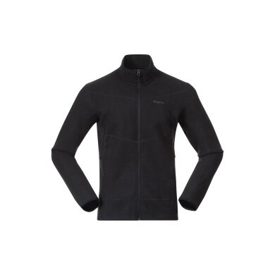 Bergans Fleecejacke Rabot Merino Midlayer (Merinomix) schwarz Herren