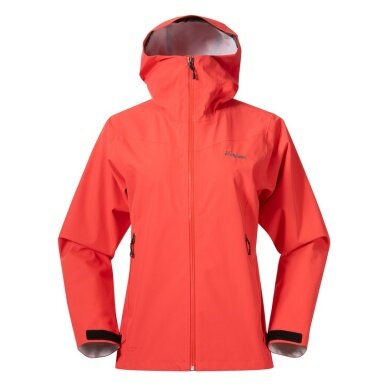Bergans Regenjacke Essentials 2.5L Shell (Regenjacke, wasserdicht, winddicht) rot Damen