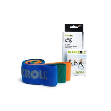 Blackroll Fitnessband Loop Band 3er Set (orange/grün/blau)