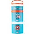 BlenderBottle Aufbewahrungsbehälter Whiskware Snack Container Captain America 3er