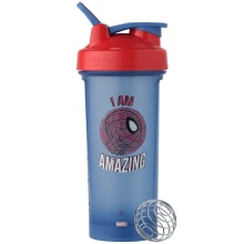 BlenderBottle Trinkflasche Classic Loop Pro Marvel Spider Man 820ml blau