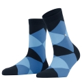 Burlington Tagessocke Bonnie (Baumwolle) marineblau Damen - 1 Paar