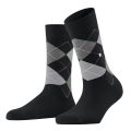Burlington Tagessocke Queen (Argyle-Muster) schwarz Damen - 1 Paar