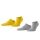 Burlington Tagessocke Sneaker Everyday gelb/grau Herren - 2 Paar