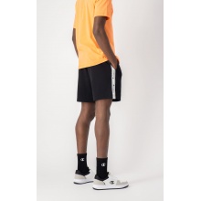 Champion Freizeithose Bermuda (Baumwolle) kurz Jacquardpaspel schwarz Herren