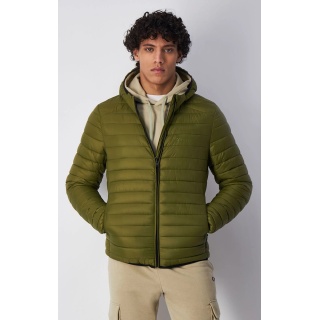 Champion Steppjacke mit Kapuze (leichte wattierung, warm) olivgrün Herren