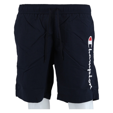 Champion Freizeithose (mit Innennetz) Short mit Logo-Schriftzug navyblau Herren