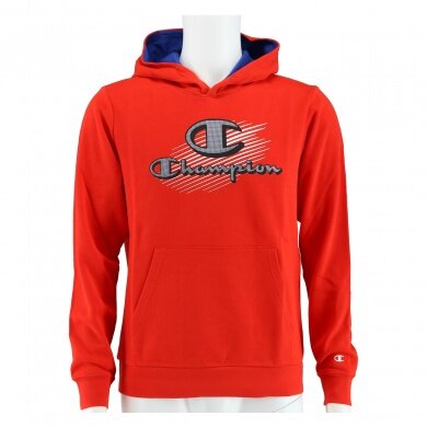 Champion Kapuzenpullover (Hoodie) Graphic Shop Logo rot Kinder