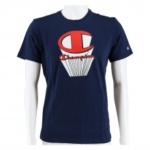 Champion Freizeit Tshirt (Baumwolle) Champion Super Graphic Print navyblau Jungen