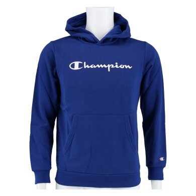 Champion Kapuzenpullover Hoodie Big Logo Print (gefüttert) royalblau Jungen