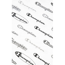 Champion Freizeit Tshirt (Baumwolle) Allover Script-Print weiss Kinder