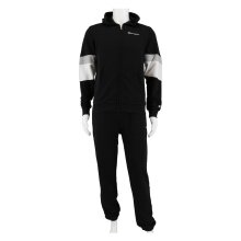 Champion Trainingsanzug (Jacke&Hose aus Baumwolle) Schriftzug schwarz Jungen