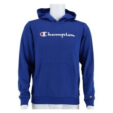 Champion Kapuzenpullover (Baumwoll-Hoodie) Big Logo royalblau Kinder