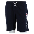 Champion Freizeithose (Baumwolle) Bermuda mit Logo-Schriftzug kurz navyblau Jungen