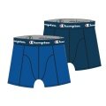Champion Boxershort (Baumwolle) Unterwäsche blau/navyblau Herren - 2er Pack