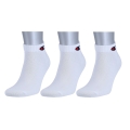 Champion Tennissocken (Baumwolle) Quarter C Logo-Print weiss Herren - 3 Paar