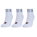 Champion Tennissocken (Baumwolle) Sneaker Schriftzug-Print weiss Herren - 3 Paar
