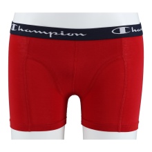 Champion Boxershort (Baumwolle) Unterwäsche Allover Logo-Print navyblau/rot Kinder - 2er Pack
