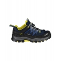 CMP Wanderschuhe Rigel Low WP (Trekking, wasserdicht) navy/gelb Kinder