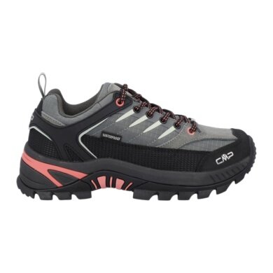 CMP Wanderschuhe Rigel 2.0 Low Trekking WP (wasserdicht) avocadogrün/coral Damen