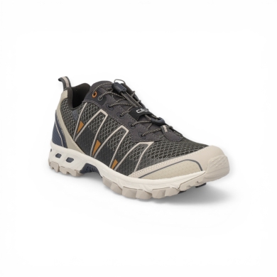 CMP Trail-Laufschuhe Altak (wasserdichtes Mesh-Obermaterial) dunkelgrau/beige Herren