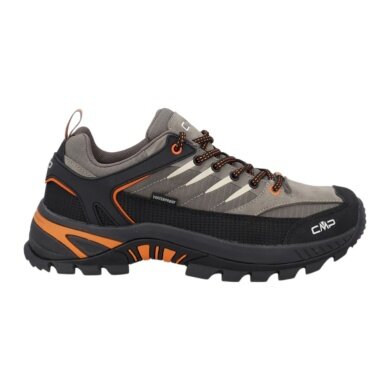 CMP Wanderschuhe Rigel 2.0 Low Trekking WP (Trekking, wasserdicht) desertbraun/flameorange Herren